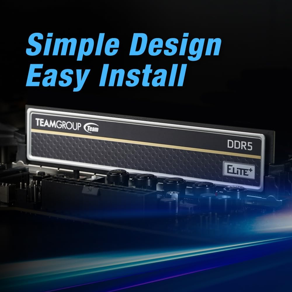 Elite plus DDR5 16GB 4800Mhz PC5-38400 CL40 Unbuffered Non-Ecc 1.1V UDIMM 288 Pi
