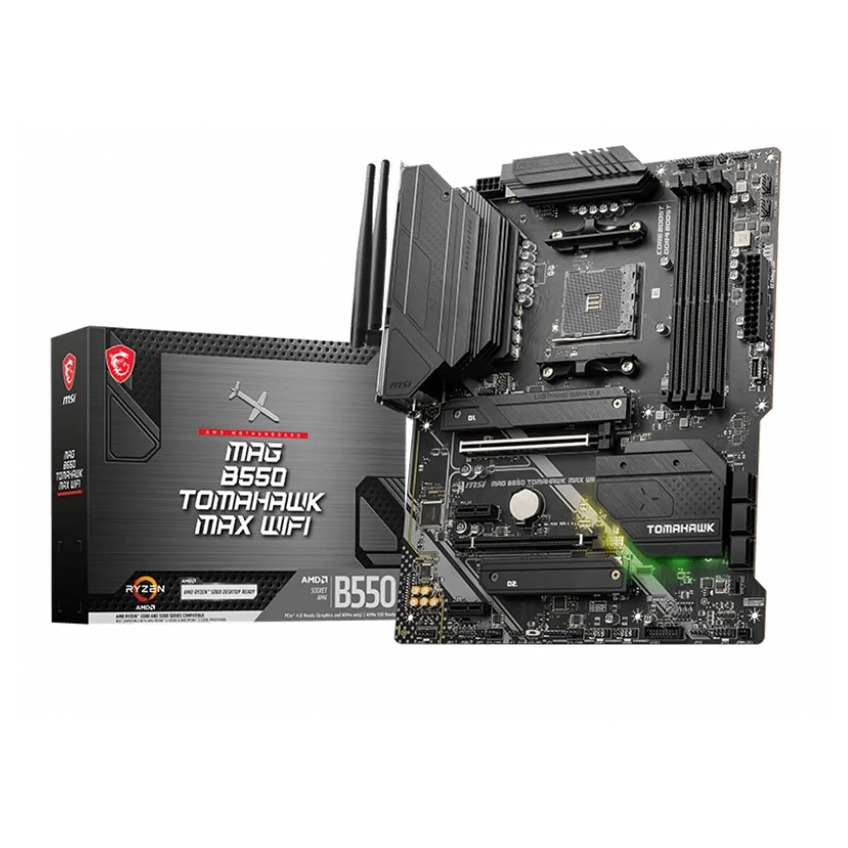MAG B550 TOMAHAWK MAX Wi-Fi AM4 SATA 6Gb/S ATX Gaming Motherboard
