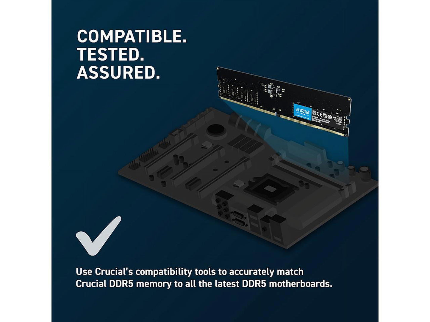 Micron 64GB 2 X 32GB DDR5 SDRAM Memory Kit