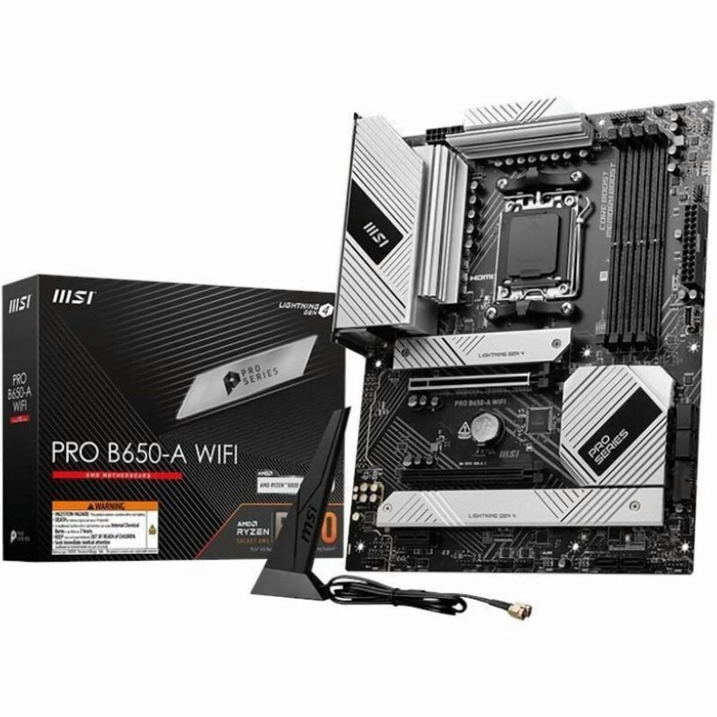 PRO B650-A WIFI ATX Socket AM5 DDR5 for AMD Ryzen CPU