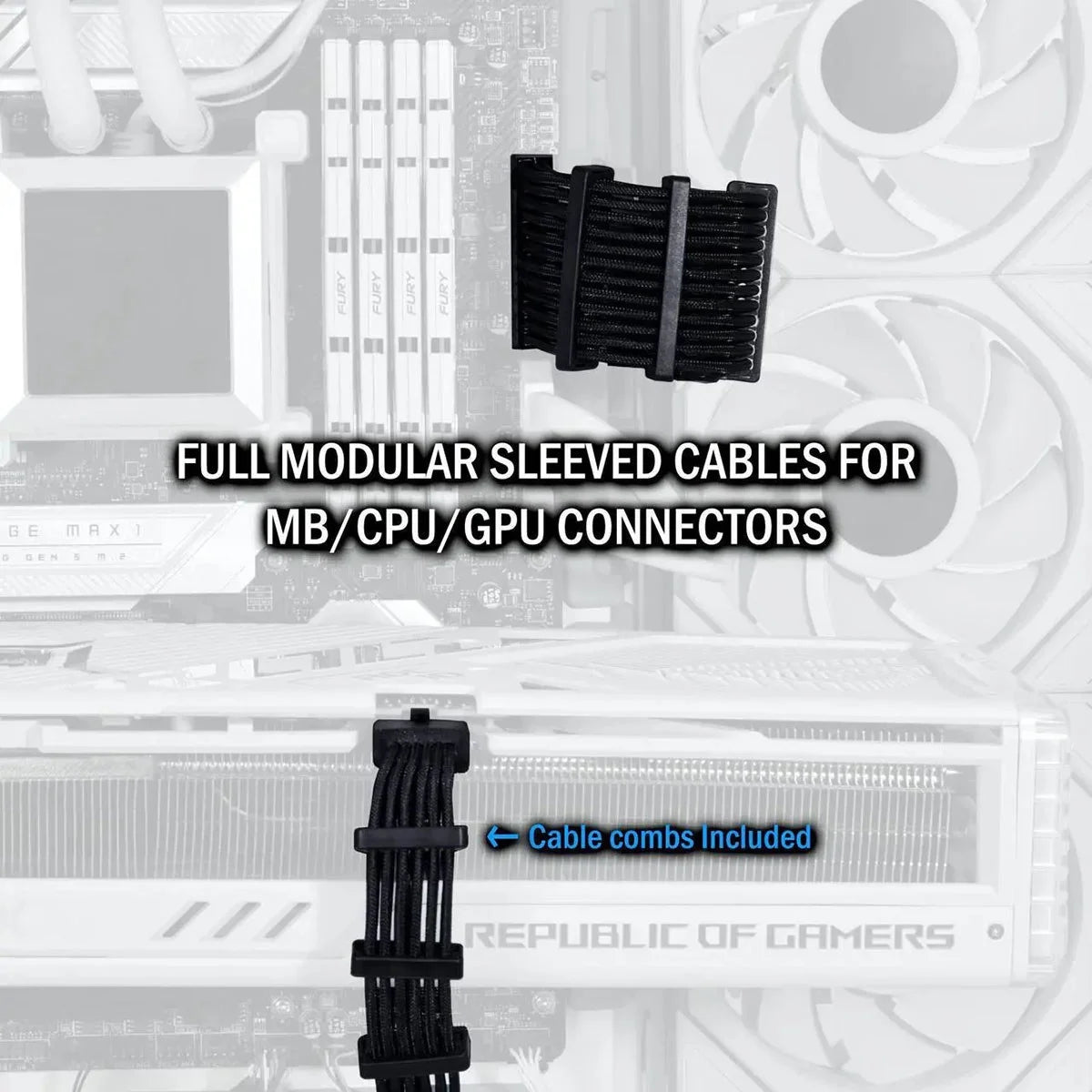 LIAN LI Edge Series EG0850 Black, 850W ATX12V V3.1, 80 plus GOLD Certified , Full Modular Power Supply
