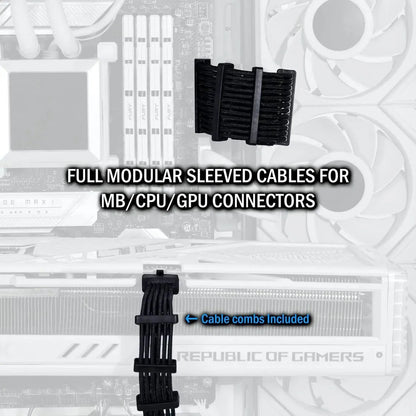 LIAN LI Edge Series EG0850 Black, 850W ATX12V V3.1, 80 plus GOLD Certified , Full Modular Power Supply