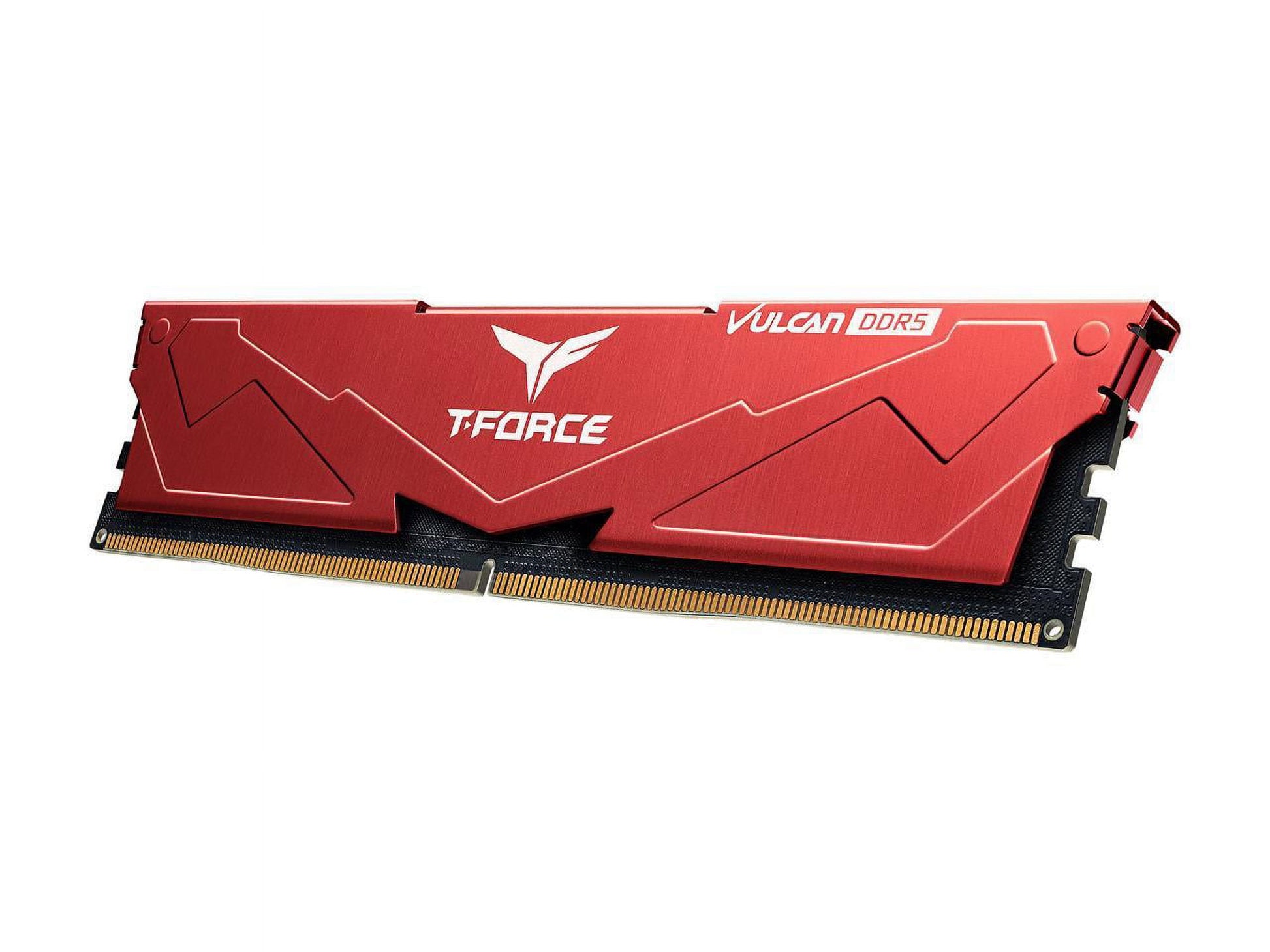 Team T-Force Vulcan 32GB (2 X 16GB) 288-Pin PC RAM DDR5 5600 (PC5 44800) Desktop Memory Model FLRD532G5600HC36BDC01