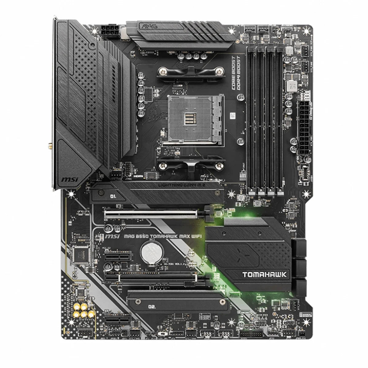 MAG B550 TOMAHAWK MAX Wi-Fi AM4 SATA 6Gb/S ATX Gaming Motherboard