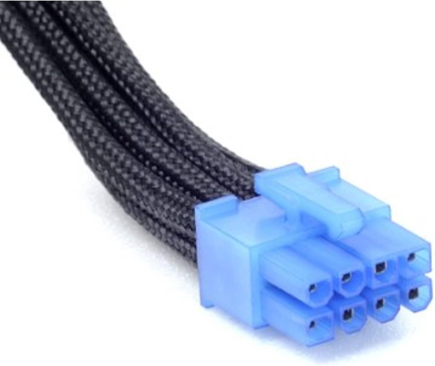 Black Sleeved PSU Cable for One PCI-E 8Pin (6+2) PP06B-2PCIE55