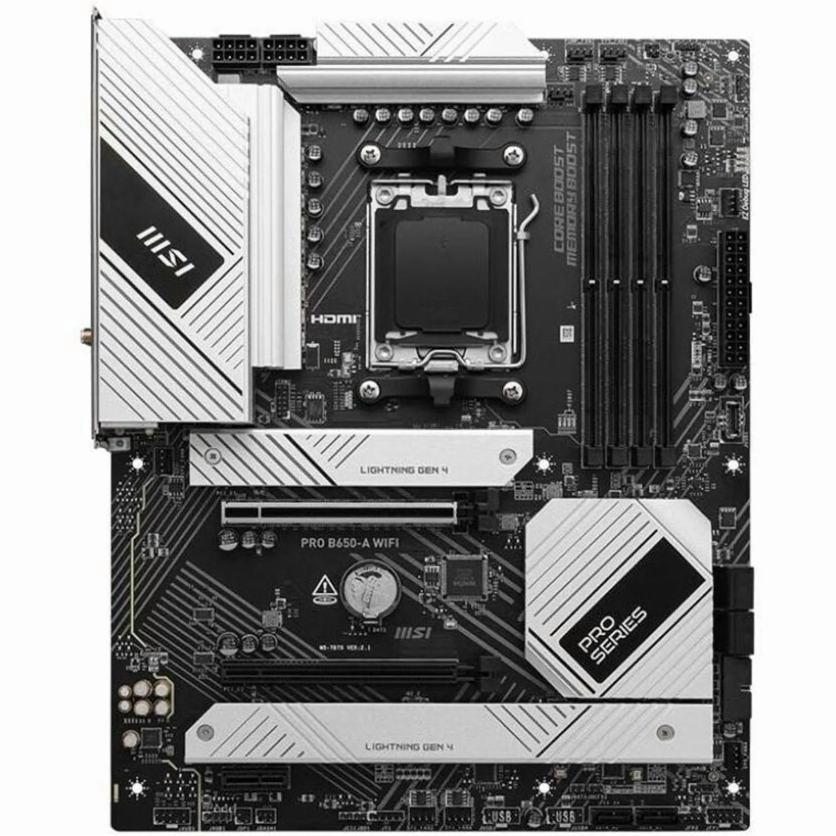 PRO B650-A WIFI ATX Socket AM5 DDR5 for AMD Ryzen CPU