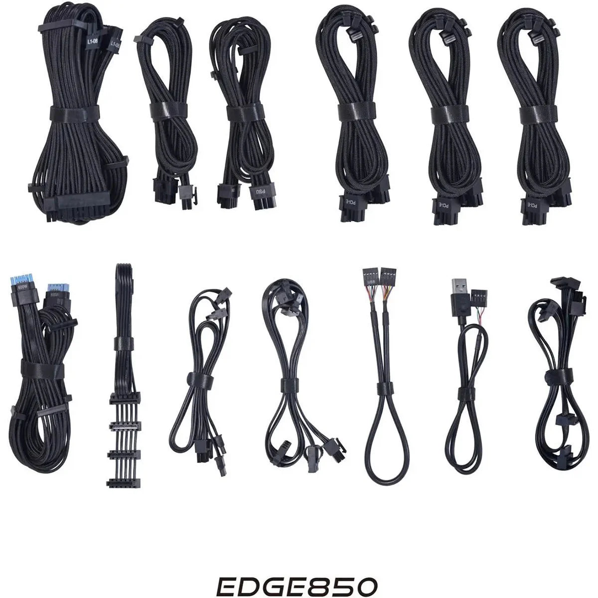 LIAN LI Edge Series EG0850 Black, 850W ATX12V V3.1, 80 plus GOLD Certified , Full Modular Power Supply