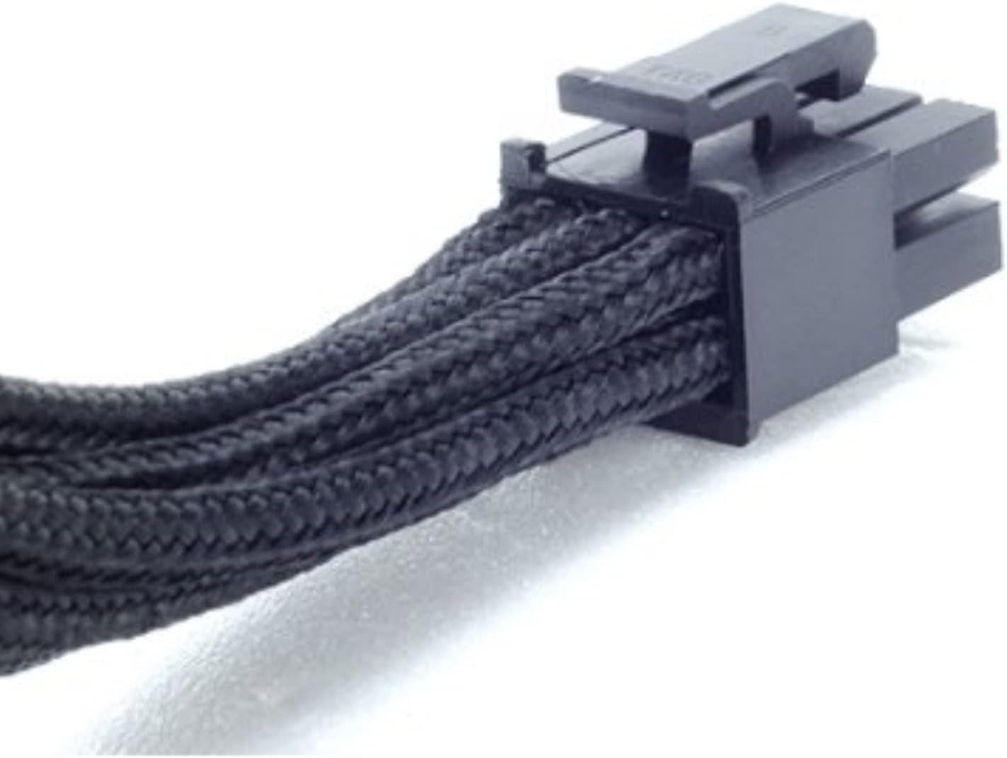 Black Sleeved PSU Cable for One PCI-E 8Pin (6+2) PP06B-2PCIE55