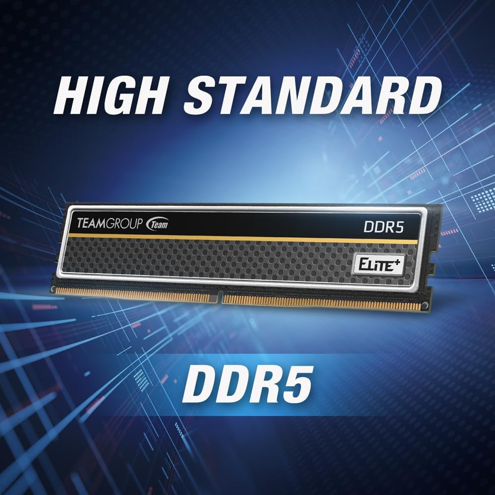 Elite plus DDR5 16GB 4800Mhz PC5-38400 CL40 Unbuffered Non-Ecc 1.1V UDIMM 288 Pi