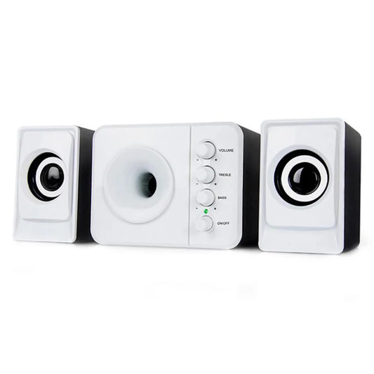 2.1 Usb-Powered Desktop Speakers, Knob Control, Computer Stereo Speaker with Subwoofer Gaming and Multimedia PC Speakers