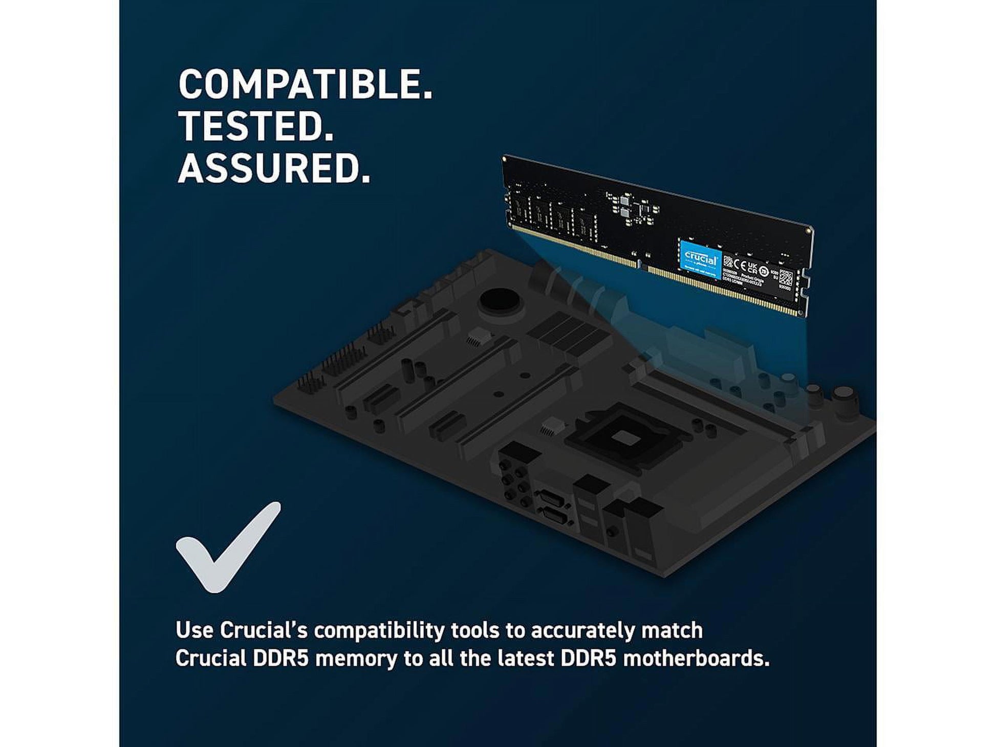 Micron 64GB 2 X 32GB DDR5 SDRAM Memory Kit