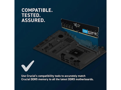 Micron 64GB 2 X 32GB DDR5 SDRAM Memory Kit