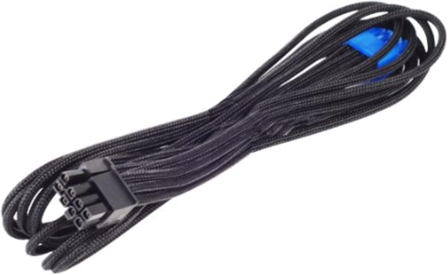 Black Sleeved PSU Cable for One PCI-E 8Pin (6+2) PP06B-2PCIE55