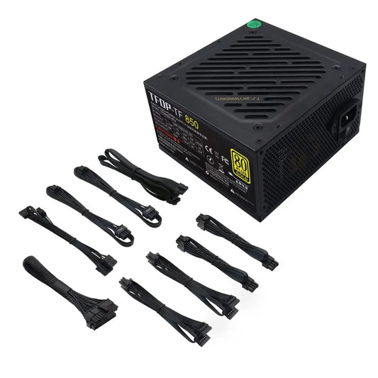 850W PSU ATX 3.0 PCIE 5.0 80 plus Gold Fully Modular Power Supply 100-240V Gaming PSU
