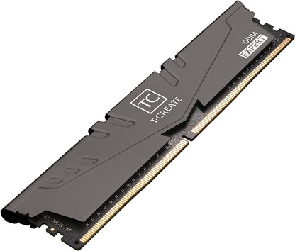 T-Create Expert Overclocking 10L DDR4 64GB Kit (2 X 32GB) 3200Mhz (PC4 25600) CL16 Desktop Memory Module Ram - TTCED464G3200HC16FDC01