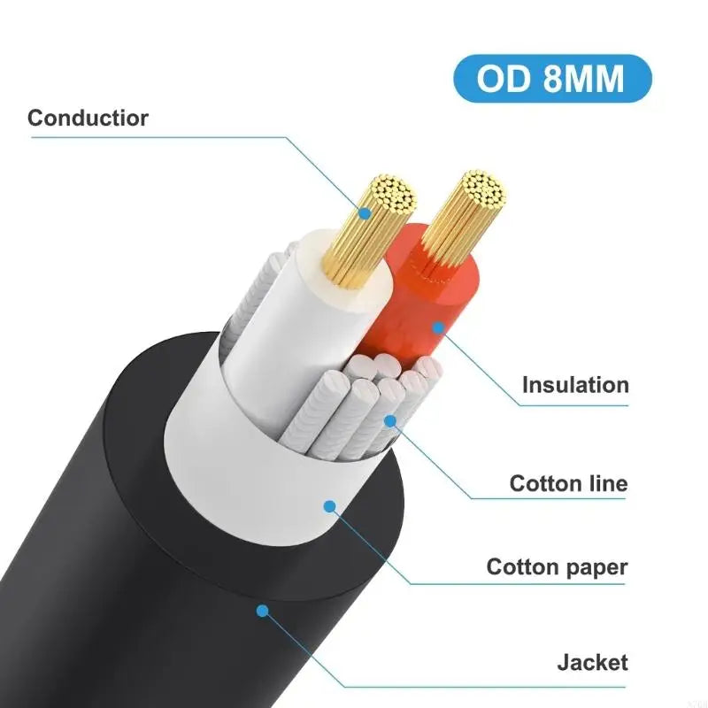 A70B 1/4 TS Female to Speakon Male Speaker Cables Speakon to 6.35Mm Mono Adapter Speaker Plug Adapter 1/4" to Twist Lock