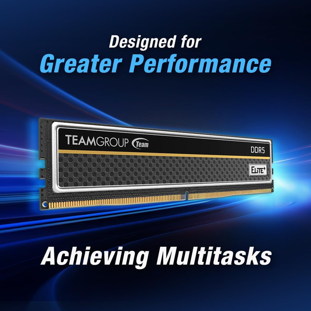 Elite plus DDR5 16GB 4800Mhz PC5-38400 CL40 Unbuffered Non-Ecc 1.1V UDIMM 288 Pi